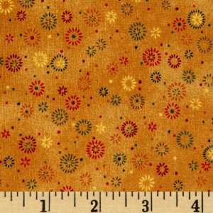   Star Of Wonder Fire Fly Gold Fabric By The Yard: Arts, Crafts & Sewing