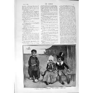   1900 DUTCH CHILDREN DUKE YORK SALMON FISHING RIVER DEE: Home & Kitchen