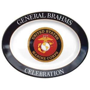  Personalized United States Marine Corps Platter   16 