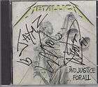 Metallica And Justice for All Signed CD Autograph PSA