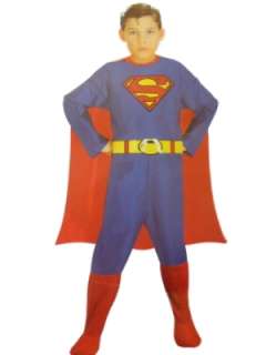 DC Comics Boys Superman Costume With Cape Jumpsuit  