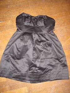 Zac Posen Target black bustier tafetta dress sz 13  