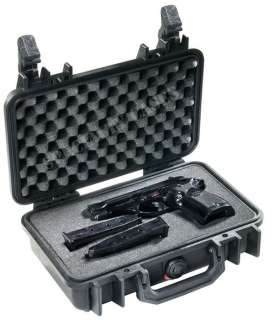New Black Pelican 1170 Pistol Case with Foam includes FREE Engraved 