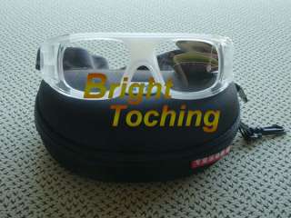 BrandNew White Sports Safety glasses Wrap Goggles eyewear Basketball 