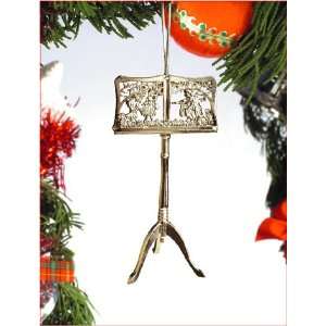  Silver Music Stand Tree Ornament 