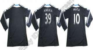   /2012 Long Sleeve 2nd Away Soccer Jersey Shirts S/M/L/XL EPL  