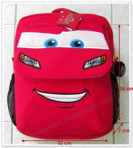   Pixar Cars Lightning McQueen Bag 12 inch / 32 cm Plush Soft School Bag