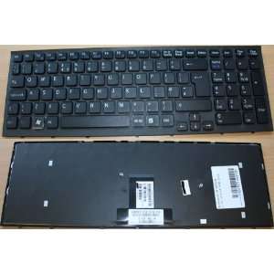 Sony Vaio VPC EB3B4E Black Frame Black UK Replacement Laptop Keyboard 