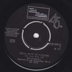 JACKSON 5 Goin Back To Indiana RARE SWEDEN p/s 45 HEAR Motown MICHAEL 