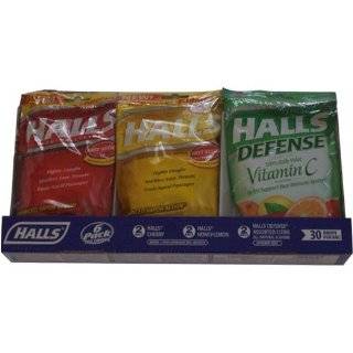 Halls 6 Pack 2 Halls Cherry 2 Halls Honey Lemon 2 Defence Assorted 