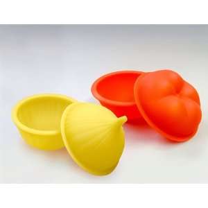 FridgeX Silicone Storage   4 Piece Tomato and Onion Set  