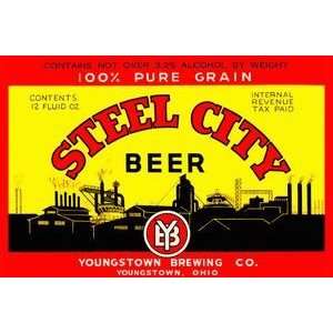 Steel City Beer   Paper Poster (18.75 x 28.5)