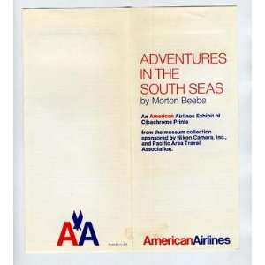   American Airlines Adventures in the South Seas Beebe 