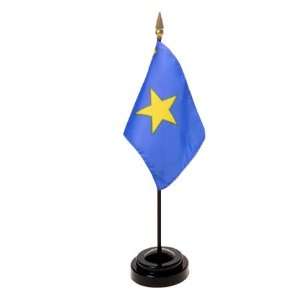  Congo Democratic Republic Flag 4X6 Inch Mounted E Gloss 