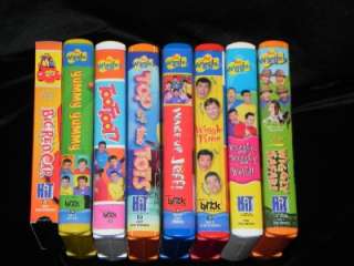 Wiggles VHS Lot of 8  