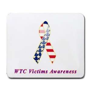  WTC Victims Awareness Ribbon Mouse Pad: Office Products