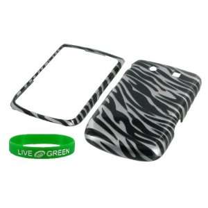  Silver Zebra Design Snap On Hard Case for Research In Motion 