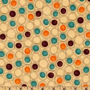  44 Wide Moda Grand Finale Circles & Dots Glow/Teal 