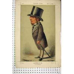  Ayrton 1869 Vanity Fair Colour Cartoon Ape Top Hat: Home 