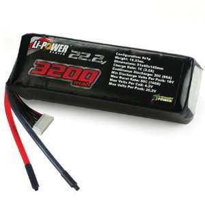  30C 22.2V 3200mAh 6S LiPo  VNR Plug System Toys & Games