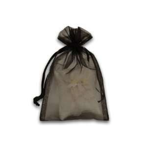  Organza Bags 6x15 Inch   6 Bags, Black Health & Personal 