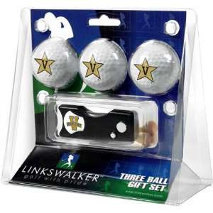  Vanderbilt Commodores NCAA 3 Golf Ball Gift Pack w/ Spring 