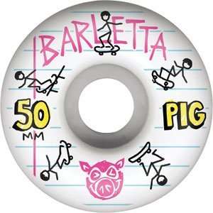  Pig Barletta Stick Figure 50mm Skateboard Wheels (Set Of 4 