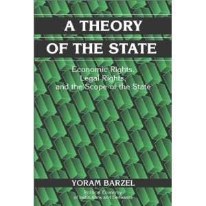   Scope of the State (Political Economy [Paperback] Yoram Barzel Books