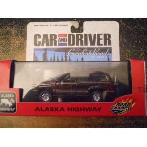  Car and Driver Greatest Roads Alaska Highway Jeep Cherokee 