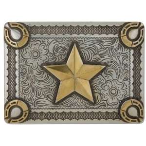   Lucky Star & Horseshoe Trophy Buckle 7886 01 Arts, Crafts & Sewing