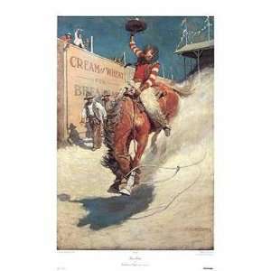  Newell Convers Wyeth   Bronco Buster: Home & Kitchen