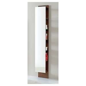   Inch by 9 Inch by 79 1/2 Inch Tall Linen Tower, Red Glossy Lacquered