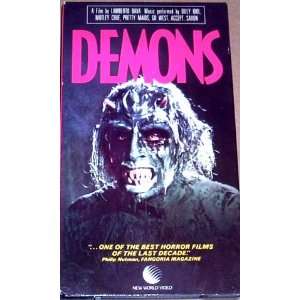  DEMONS   Rare Horror VHS By LAMBERTO BAVA 
