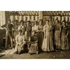  1908 child labor photo Operatives in Indianapolis Cotton 