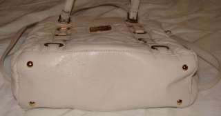   Kors Ruched Gansevoort Large Tote SKU# 18023 Vanilla Leather  