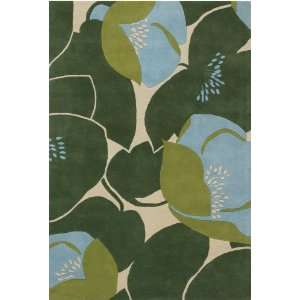 Field Poppy Rug by Amy Butler   Green:  Home & Kitchen