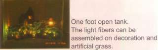 LED Stars Shinning Decorator Aquarium Ornament optical fiber Length 