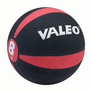  8 lb Durable Rubber Medicine Ball: Sports & Outdoors