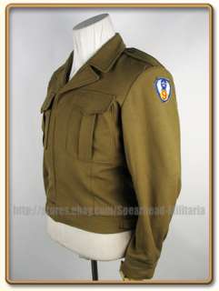WW2 US Army AirForces Mustard IKE Jacket , L (44R)  