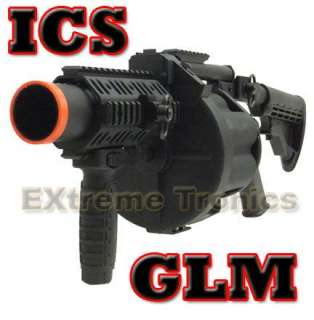 ICS 190 GLM Gas Revolver Launcher M4 Stock Airsoft Gun  