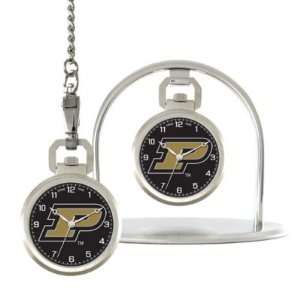   Boilermakers Game Time NCAA Pocket Watch/Desk Clock: Sports & Outdoors