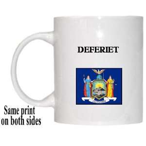  US State Flag   DEFERIET, New York (NY) Mug Everything 