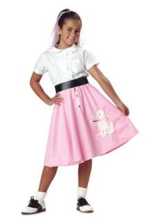 Grease 1950s Poodle Skirt Child Halloween Costume  
