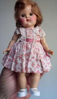 Early 1950s Vogue Ginny Doll Strung w/working Sleep Eyes/Painted 