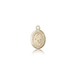 14kt Gold Miraculous Holy Virgin Mary Immaculate Conception Medal 1/2 