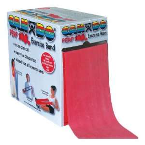 Cando Exercise Bands with Perforations   Low Powder, Resistance Level 