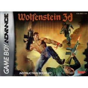 Wolfenstein 3D GBA Instruction Booklet (Game Boy Advance Manual Only 