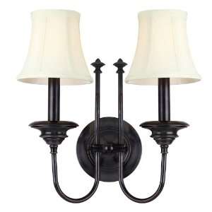  Hudson Valley 8712 AGB Yorktown 2 Light Wall Sconce in 