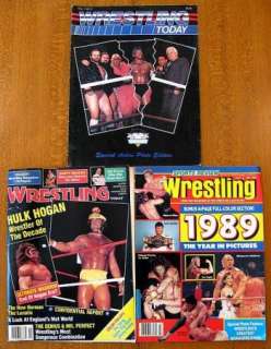 15 Vintage WRESTLING Magazines:The Wrestler,Main Event  