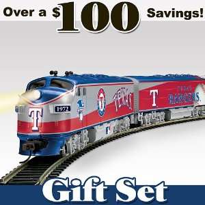  MLB Texas Rangers Express Electric Train Set: Toys & Games